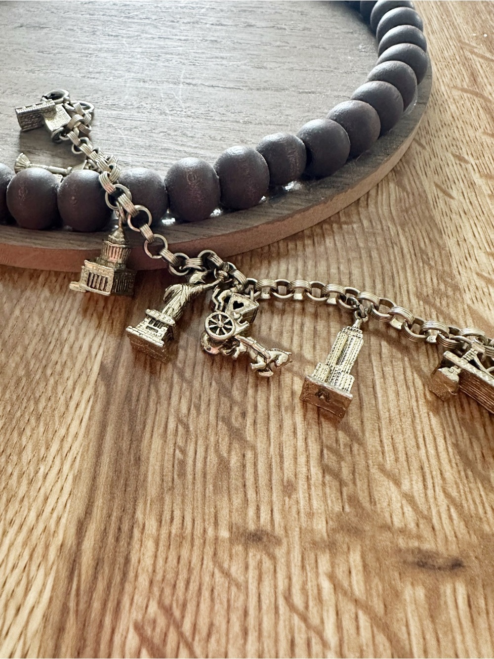 Vintage Signed Germany NYC Charm Bracelet
